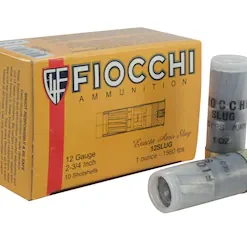 Fiocchi High Velocity Ammunition 12 Gauge 2-3/4" 1 oz Aero Rifled Slug