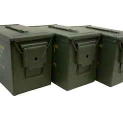 Military Surplus Fat 50 Ammo Can 50 Caliber 3-Pack