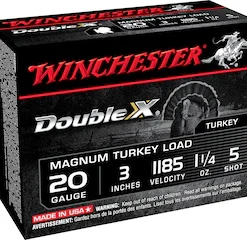 Winchester Double X Magnum Ammunition 20 Gauge 3" 1-1/4 oz #5 Shot