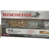 Winchester Copper Impact Ammunition 6.8 Western 162 Grain Solid Copper Extreme Point Polymer Tip Boat Tail Box of 20