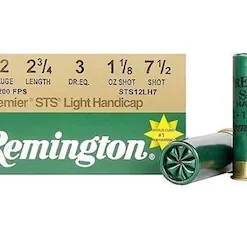 Remington Premier STS Target Ammunition 12 Gauge 2-3/4" 1-1/8 oz #7-1/2 Shot