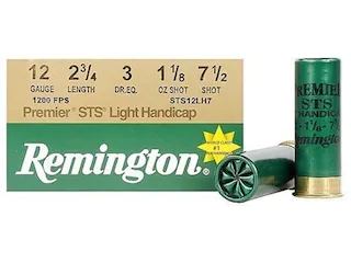 Remington Premier STS Target Ammunition 12 Gauge 2-3/4" 1-1/8 oz #7-1/2 Shot